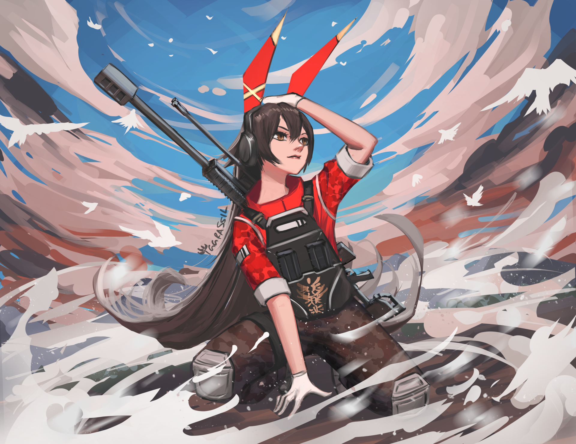 Download Amber (Genshin Impact) Video Game Genshin Impact HD Wallpaper