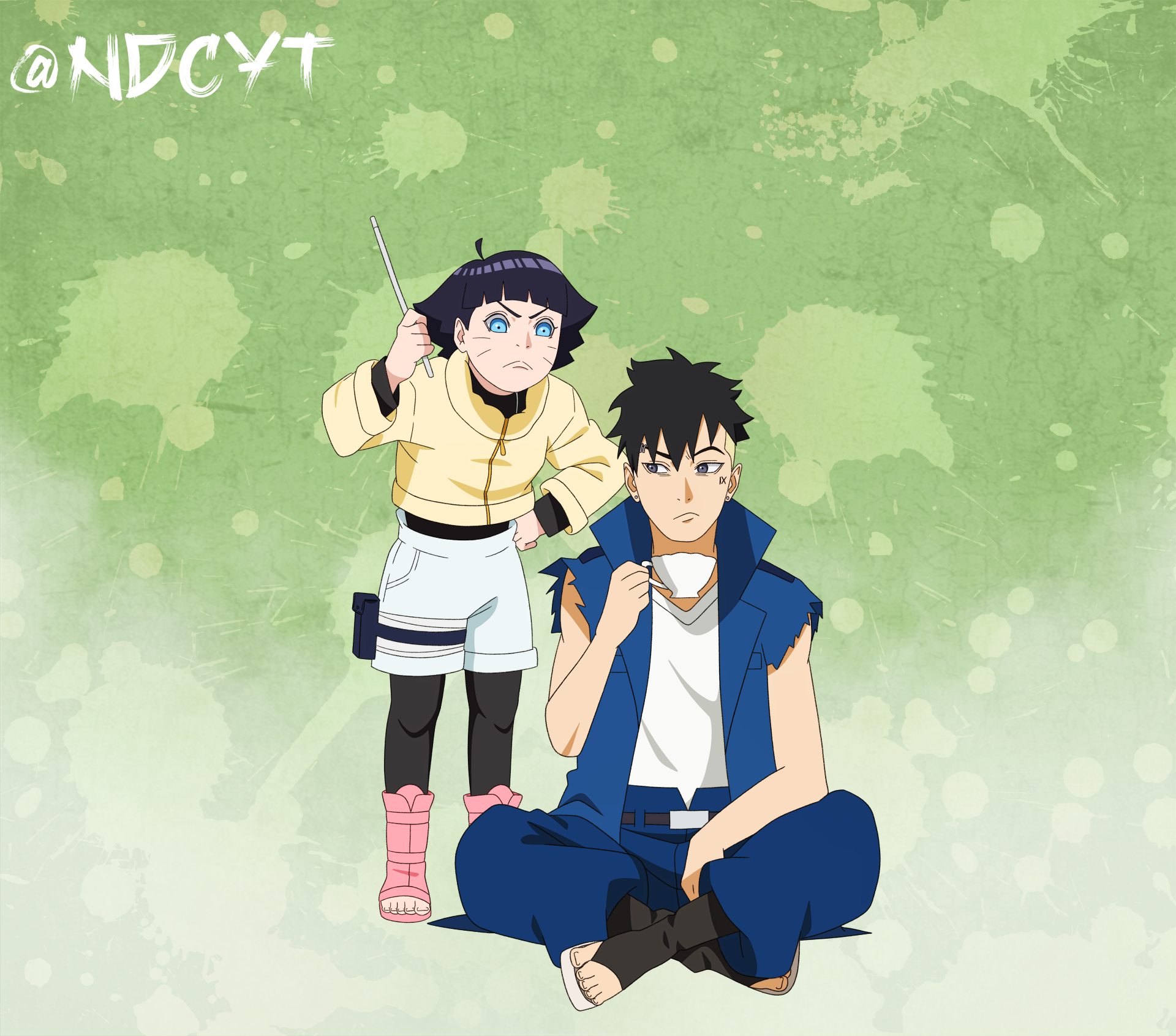 Download Kawaki (Boruto) Himawari Uzumaki Anime Boruto 4k Ultra HD Wallpaper by ndcYT