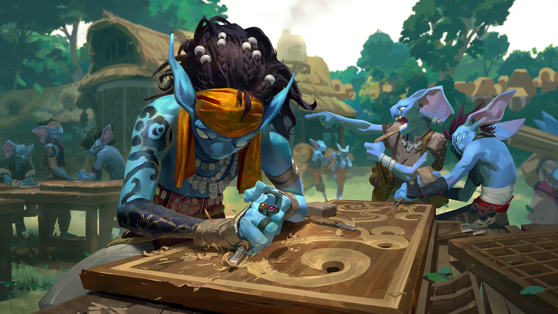 Download Fantasy Goblin HD Wallpaper by Mingchen Shen