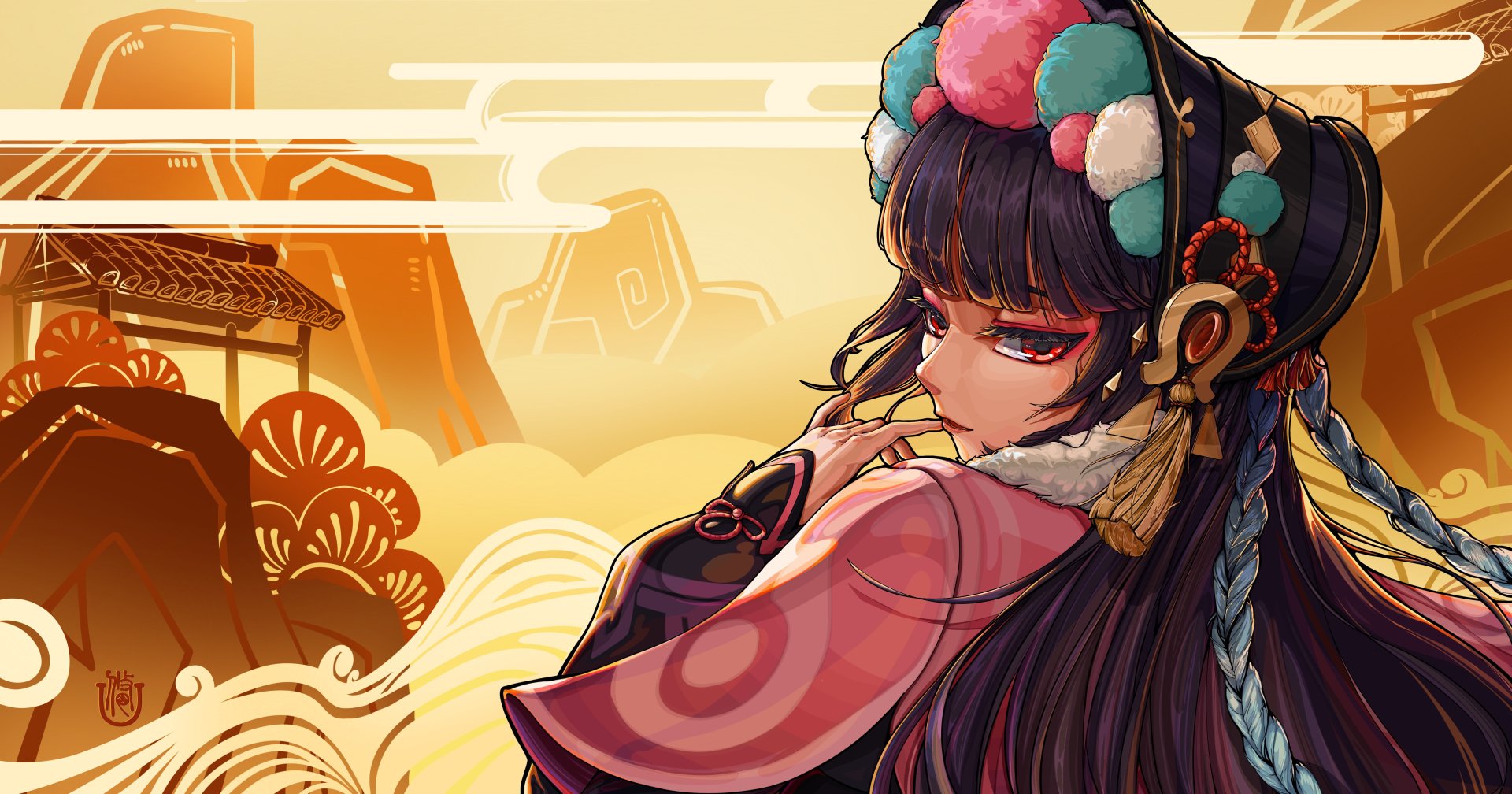 Download Yun Jin (Genshin Impact) Video Game Genshin Impact 4k Ultra HD Wallpaper by 悠U