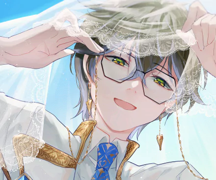 Luxiem Ike Eveland Anime Virtual Youtuber HD Desktop Wallpaper | Background Image