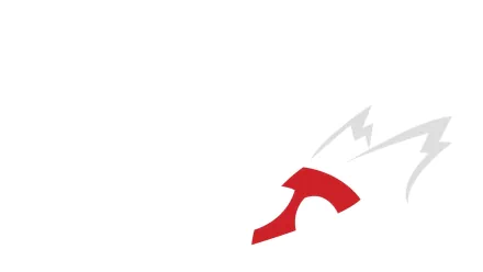 HD PC desktop wallpaper/background: minimalist anime-style Latias (Pokémon) silhouette in red and gray on a white background.