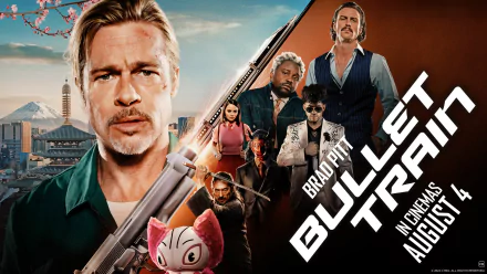 movie bullet train HD Desktop Wallpaper | Background Image