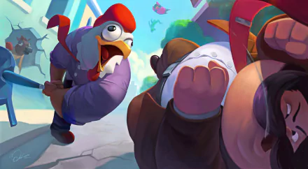 video game Rumbleverse HD Desktop Wallpaper | Background Image