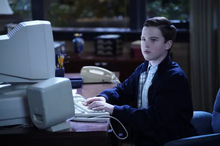 Sheldon Cooper Iain Armitage TV Show Young Sheldon HD Desktop Wallpaper | Background Image