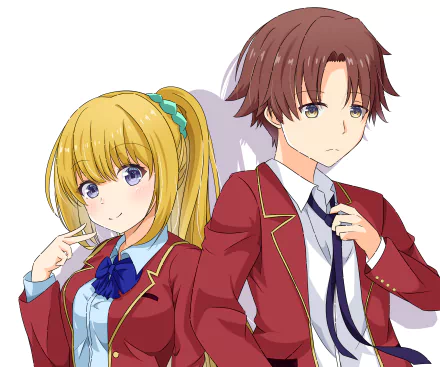 Kei Karuizawa Kiyotaka Ayanokōji Anime Classroom of the Elite HD Desktop Wallpaper | Background Image