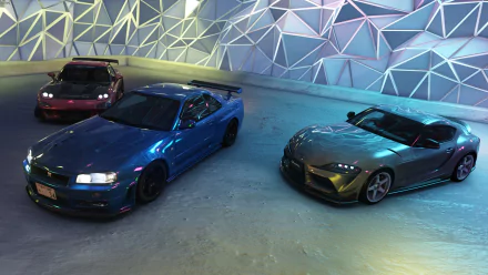  Assetto Corsa RX7, Skyline R34 and Supra A90 Showroom