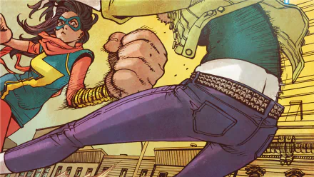 Kamala Khan Comic Ms. Marvel HD Desktop Wallpaper | Background Image