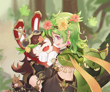 Collei (Genshin Impact) video game Genshin Impact HD Desktop Wallpaper | Background Image