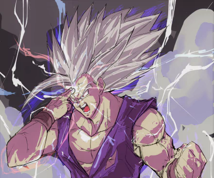 Gohan Beast Gohan (Dragon Ball) Anime Dragon Ball Super: Super Hero HD Desktop Wallpaper | Background Image