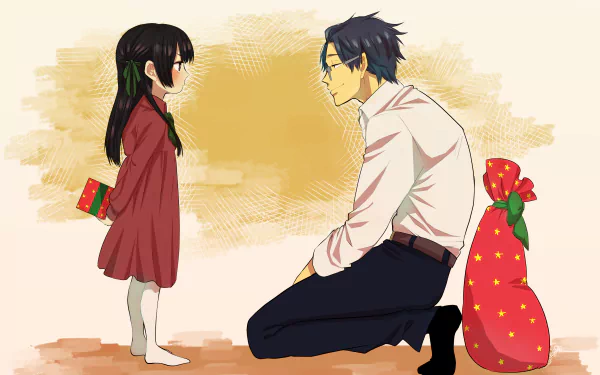 Tooru Kirishima Yaeka Sakuragi Anime The Yakuza's Guide to Babysitting HD Desktop Wallpaper | Background Image