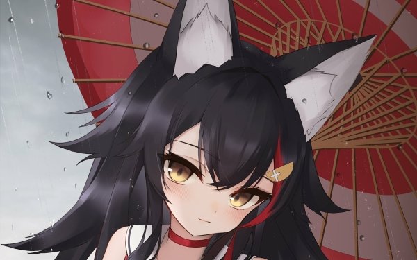 Anime Virtual Youtuber Ookami Mio Hololive HD Wallpaper | Background Image