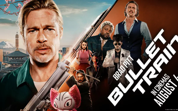 movie bullet train HD Desktop Wallpaper | Background Image
