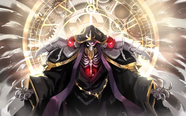 Ainz Ooal Gown Anime Overlord HD Desktop Wallpaper | Background Image