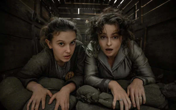Helena Bonham Carter Millie Bobby Brown movie Enola Holmes 2 HD Desktop Wallpaper | Background Image