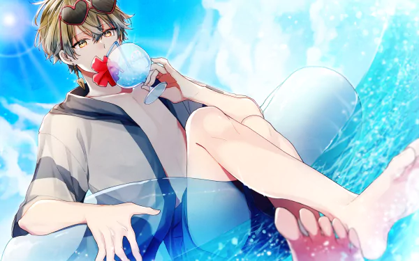 Luxiem Ike Eveland Anime Virtual Youtuber HD Desktop Wallpaper | Background Image