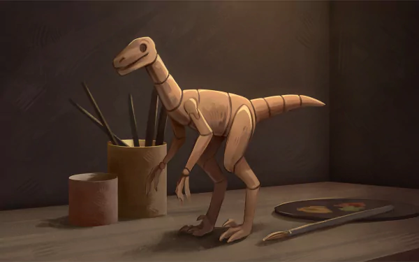  Dinosaur Painting