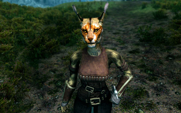  Female Khajiit in Skyrim
