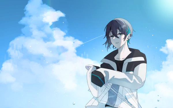 Mayuzumi Kai Anime Virtual Youtuber HD Desktop Wallpaper | Background Image