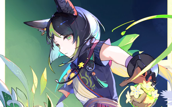 Tighnari (Genshin Impact) video game Genshin Impact HD Desktop Wallpaper | Background Image