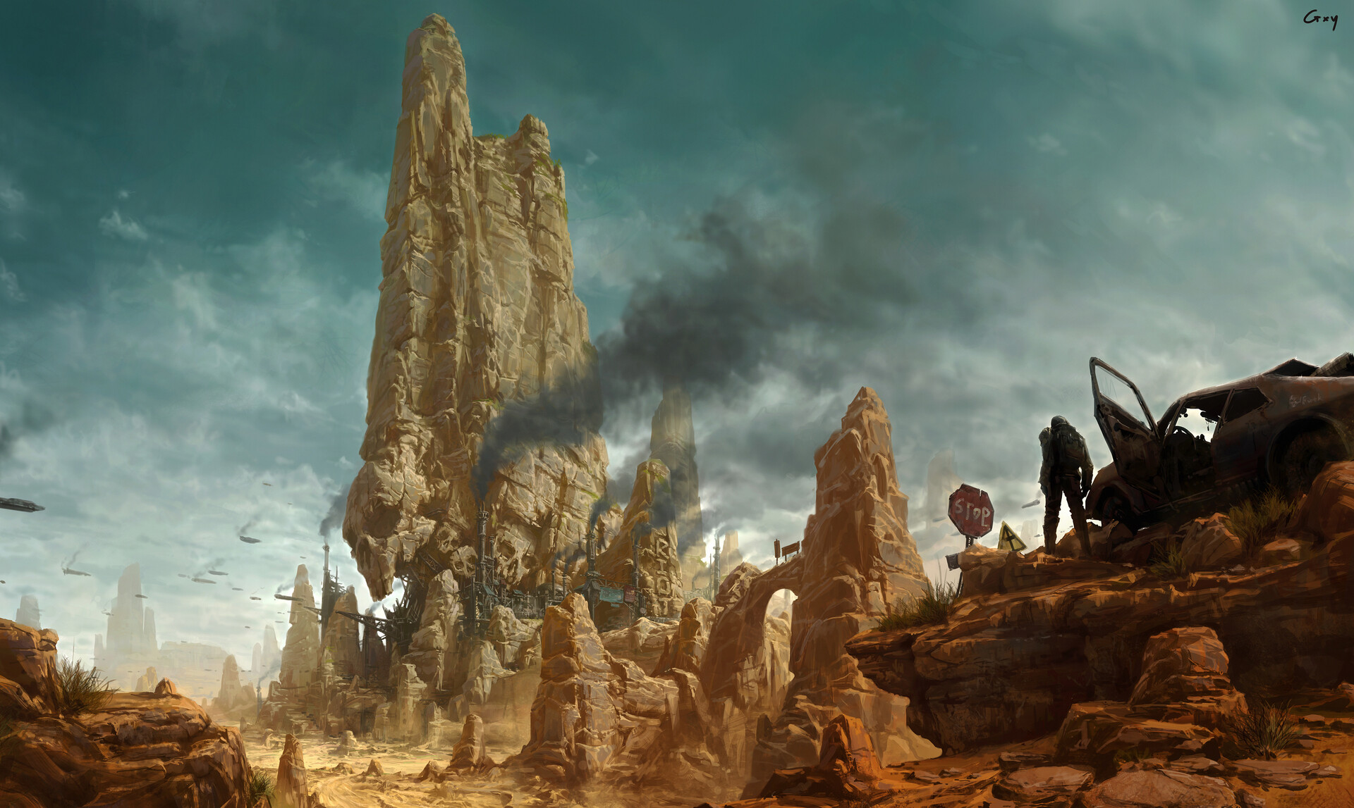 Download Sci Fi Post Apocalyptic HD Wallpaper by G xy