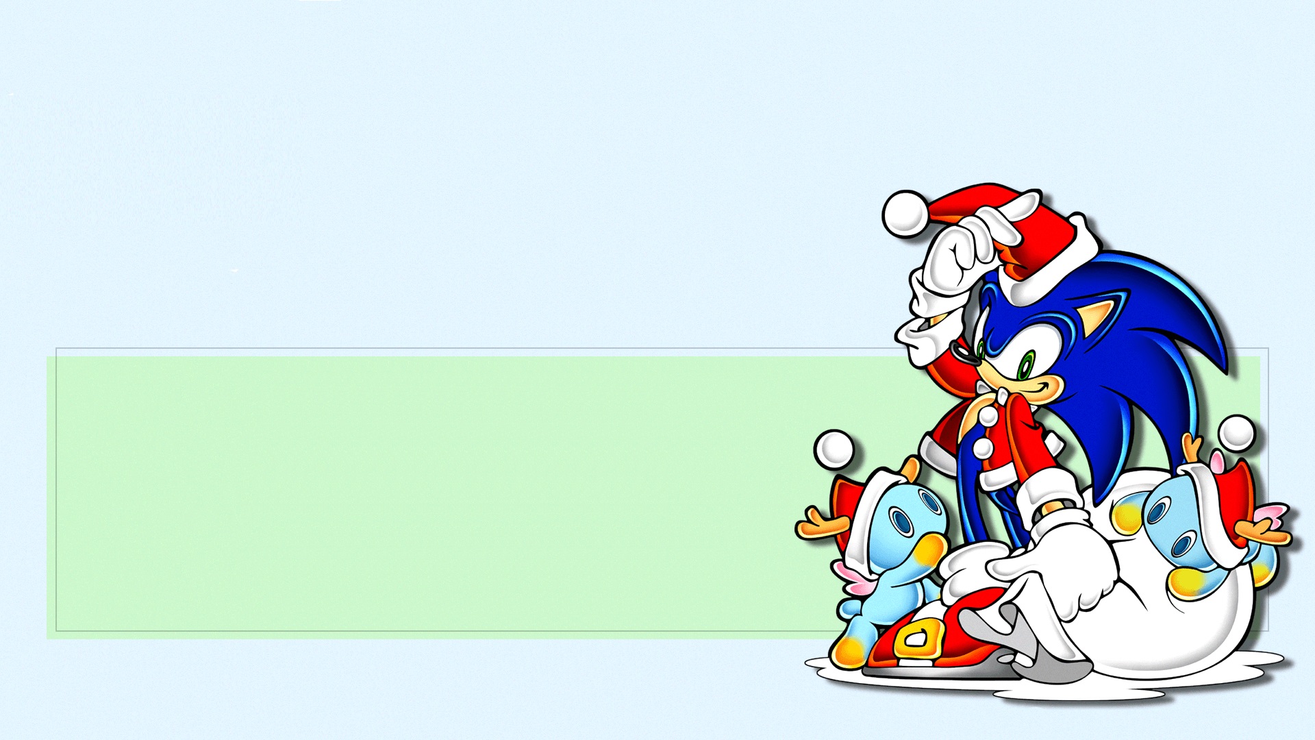 X-Mas Santa Sonic and Chao by Sonic Channel