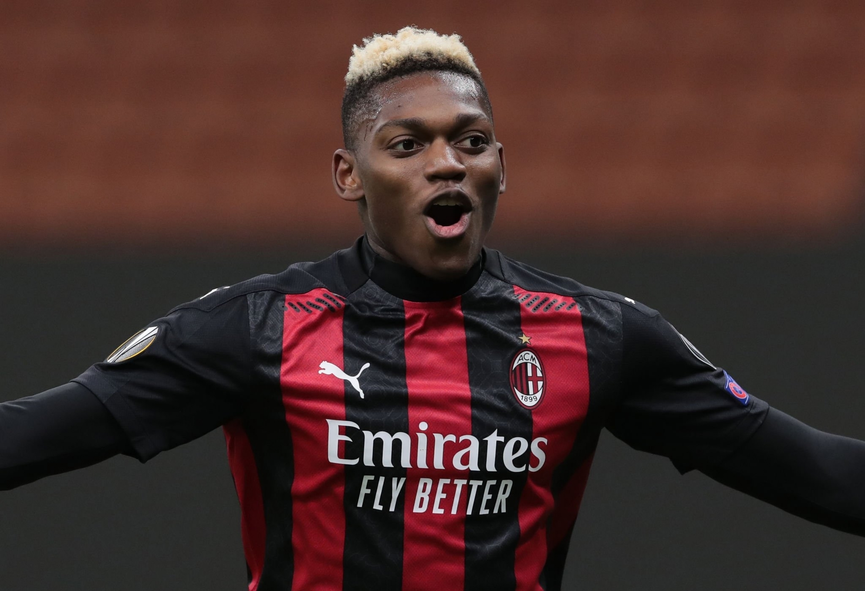 Download A.C. Milan Rafael Leão Sports HD Wallpaper