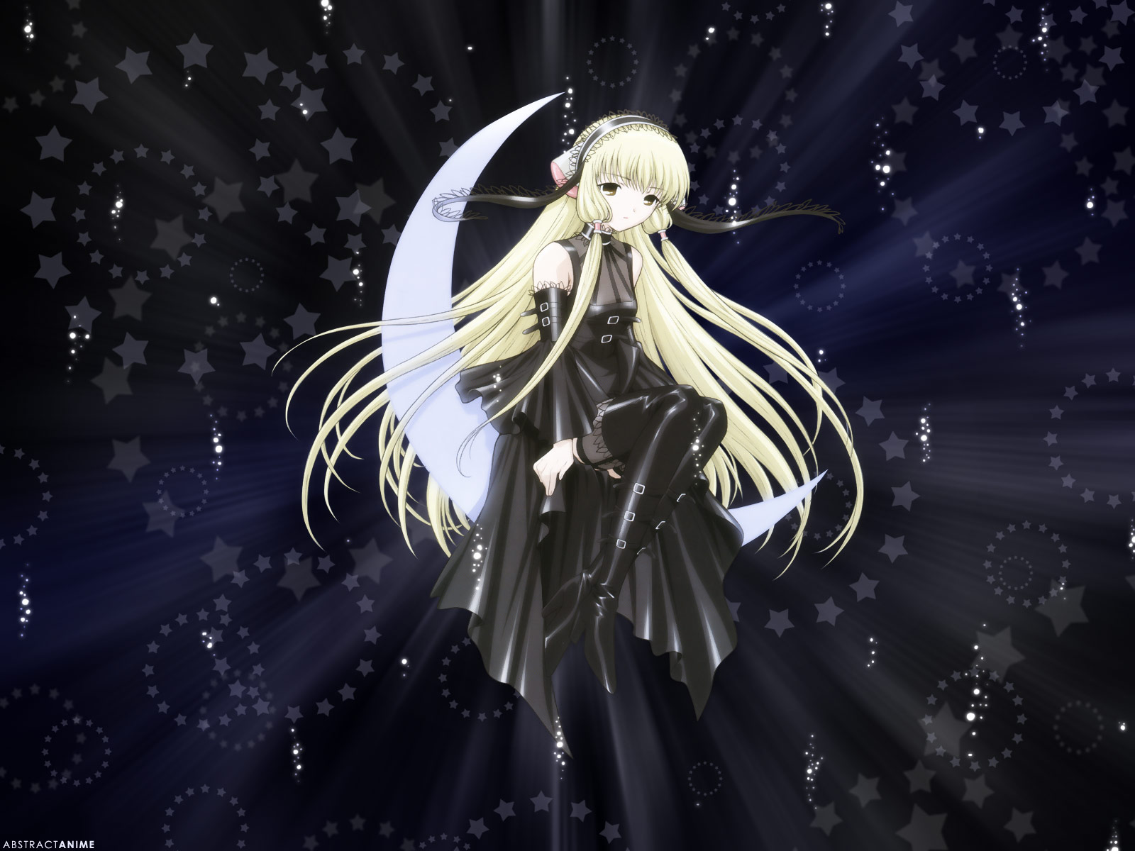 Chobits character in anime wallpaper.