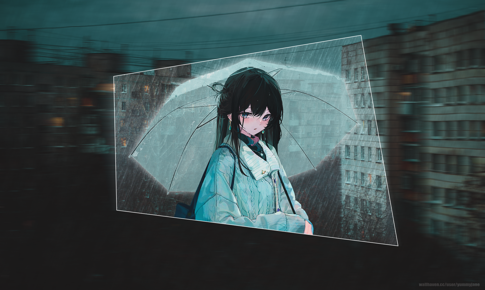 Anime Scenery Wallpaper Rain Cool Backgrounds  Anime Scener  Flickr