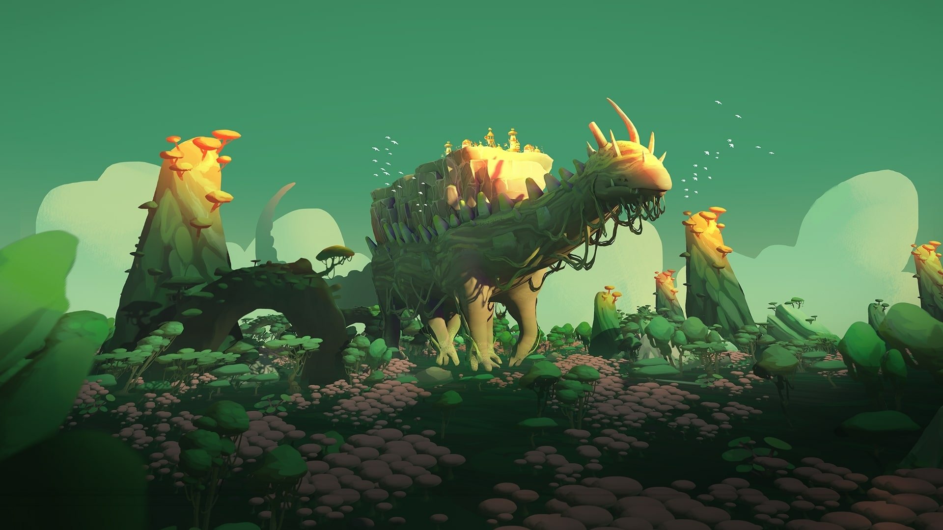 Download Video Game The Wandering Village HD Wallpaper