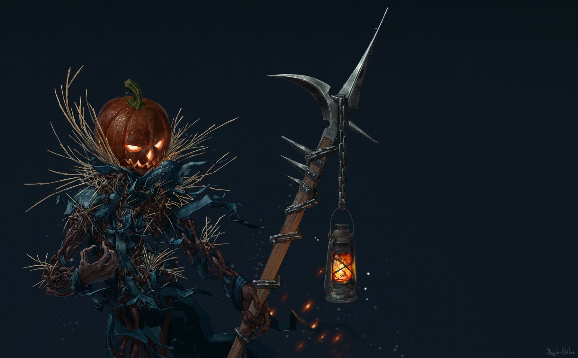 Download Dark Warrior HD Wallpaper by Dylan Walker