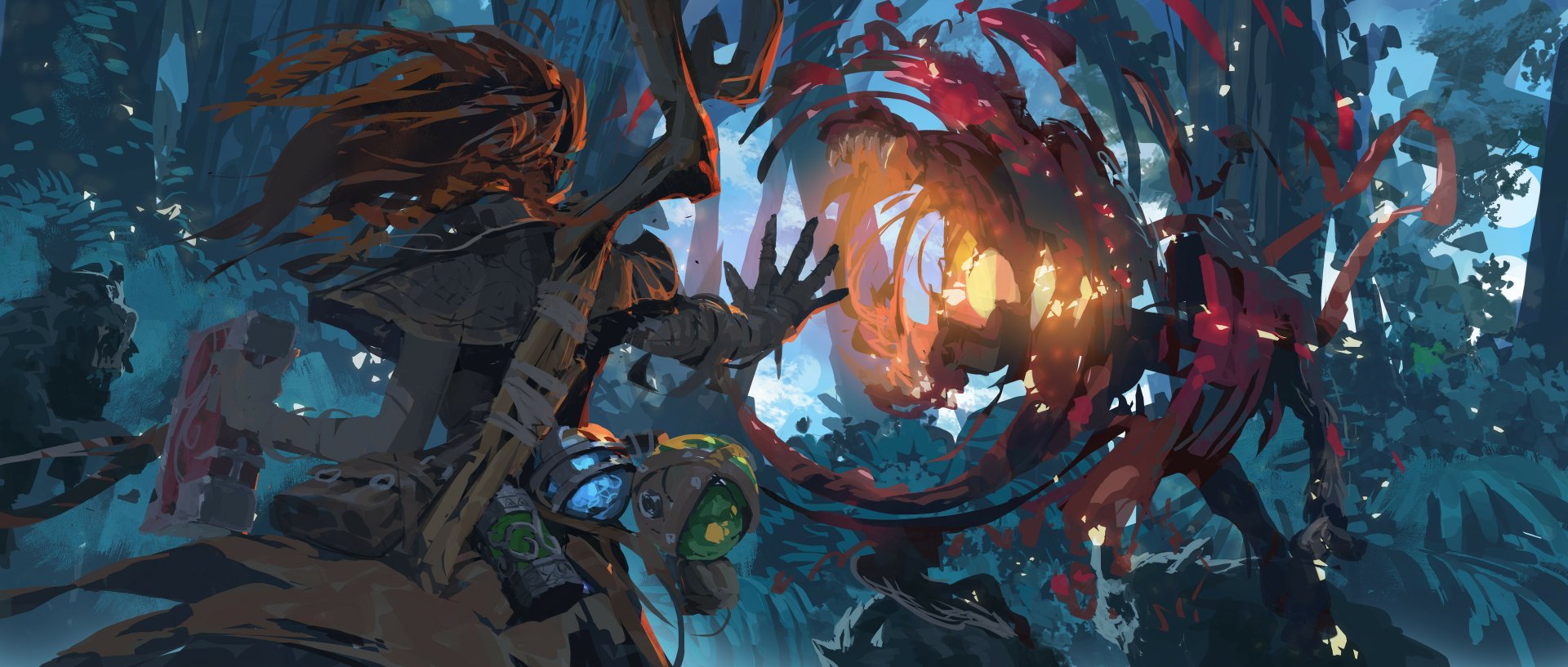 Download Fantasy Witch HD Wallpaper by Jef Wu