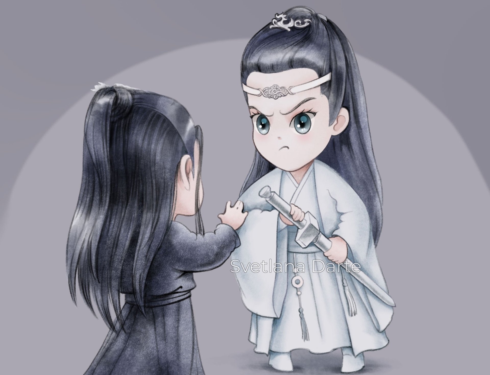 Download Xue Yang Wang Yibo Lan Wangji TV Show The Untamed HD Wallpaper by Svetlana Darte