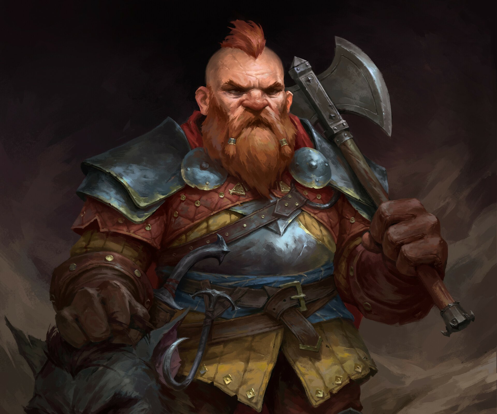 Download Fantasy Dwarf HD Wallpaper by Bogdan Tomchuk