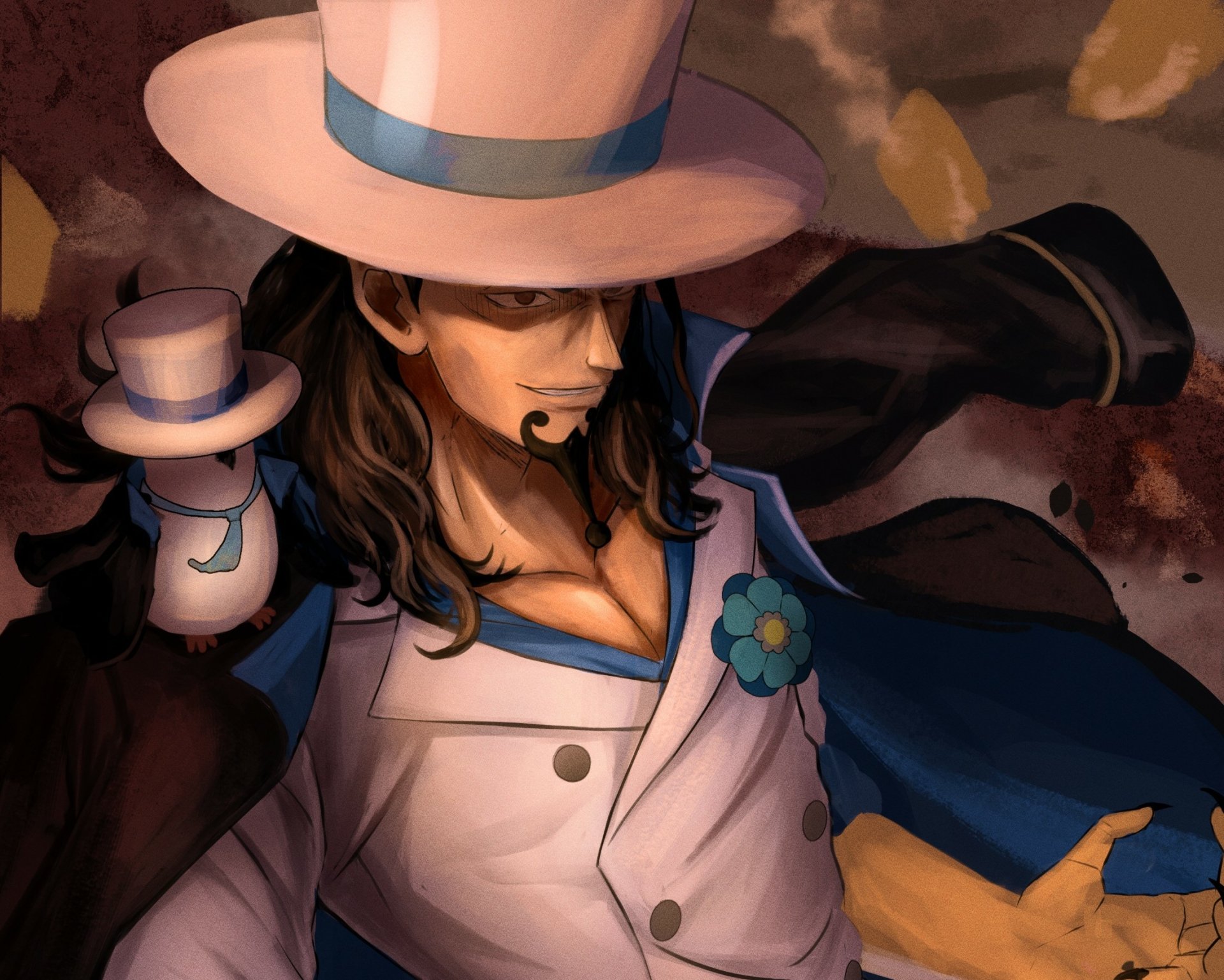Download Rob Lucci Anime One Piece HD Wallpaper by 沼黒