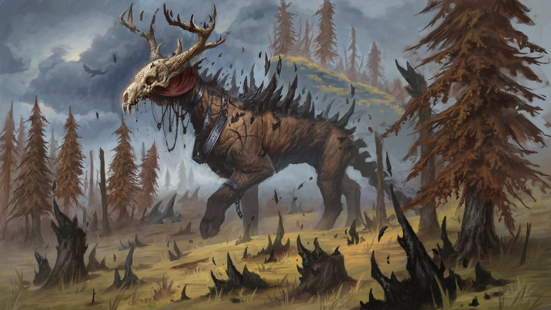 Download Dark Creature HD Wallpaper by Minard Maxime