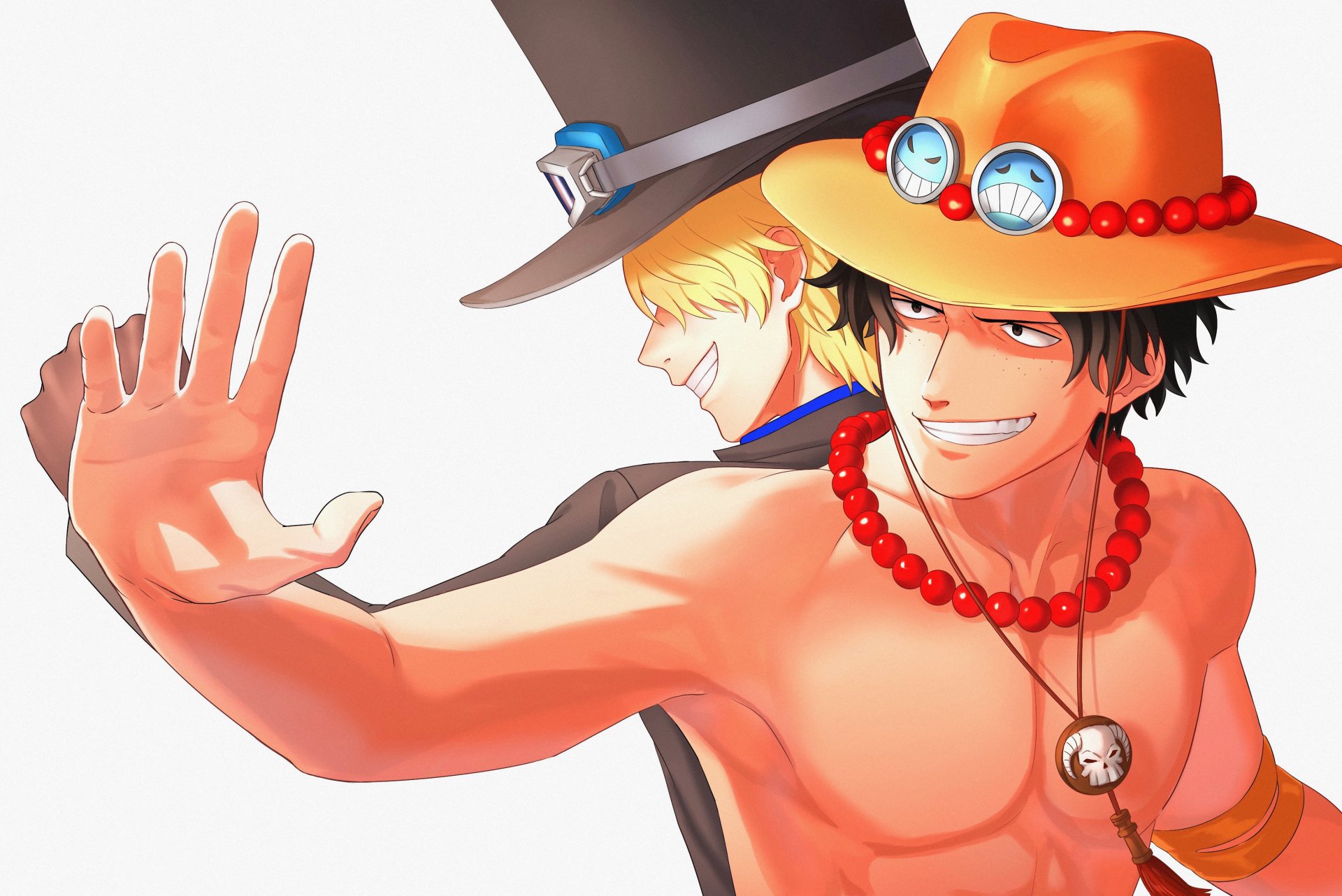 Download Portgas D. Ace Sabo (One Piece) Anime One Piece 4k Ultra HD Wallpaper by 蓮花