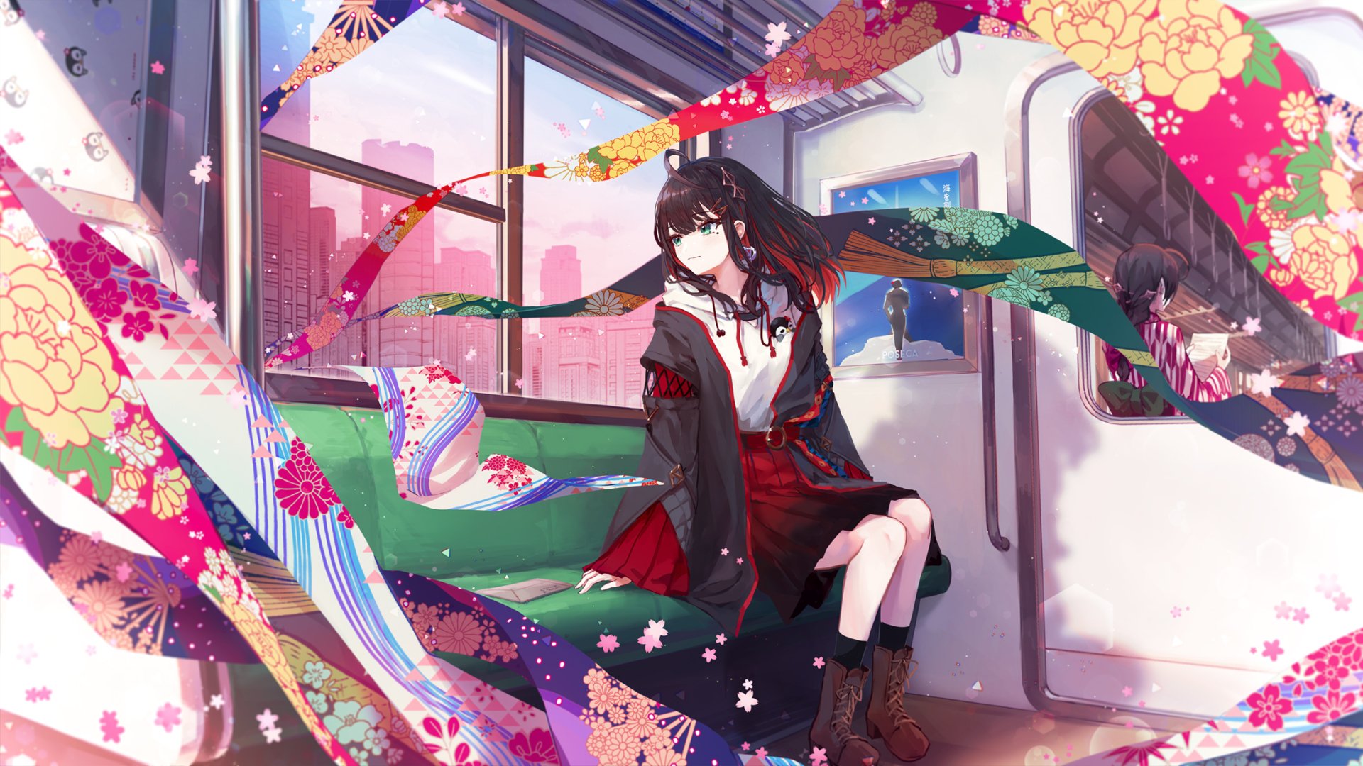 Download Anime Girl Anime Girl HD Wallpaper by 巻羊