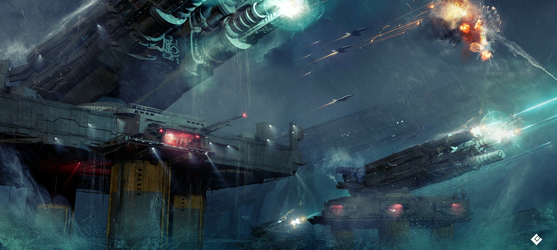 Download Sci Fi Battle HD Wallpaper by Col Price