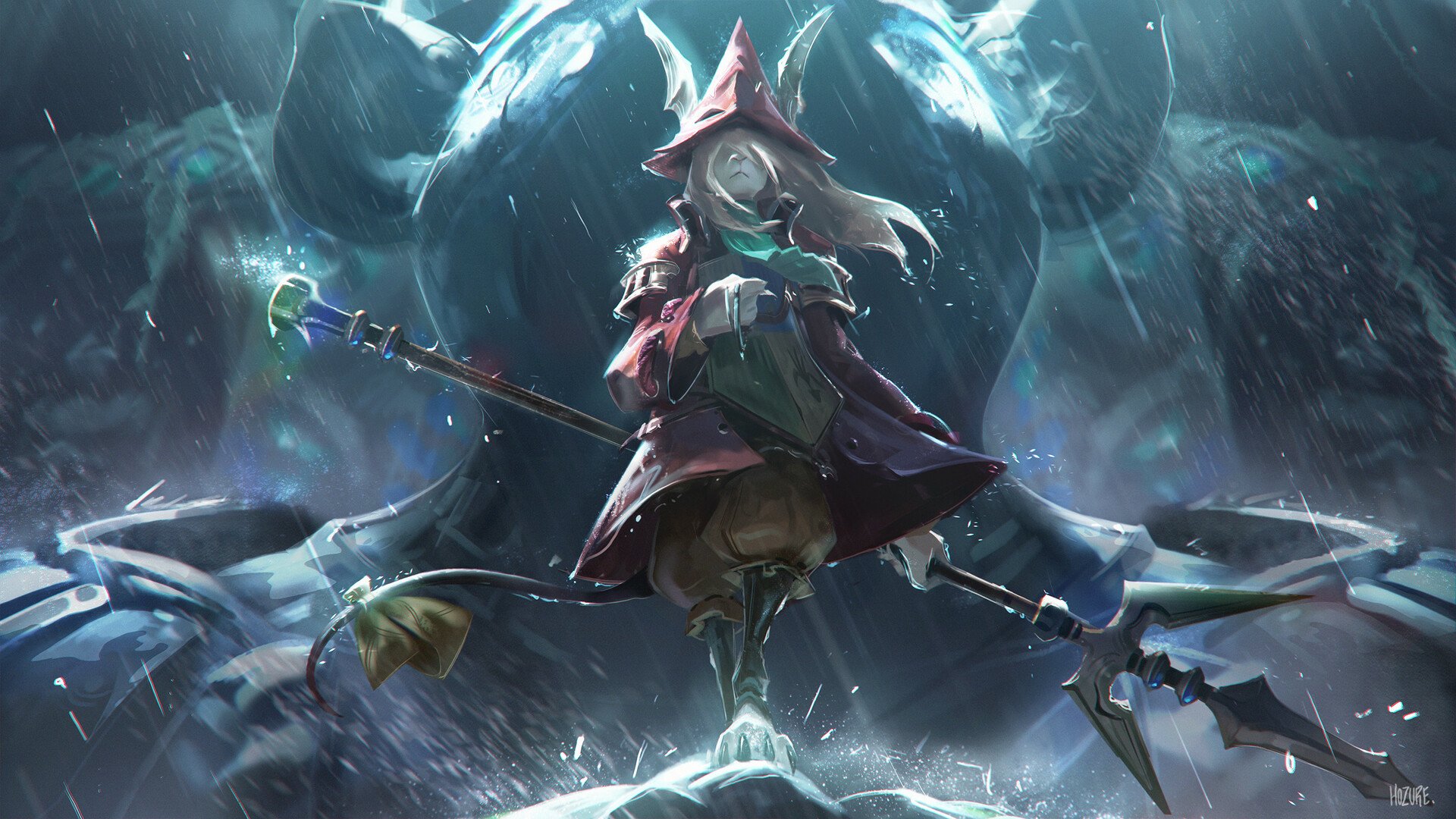 Download Fantasy Warrior Fantasy Warrior HD Wallpaper by Horace Hsu