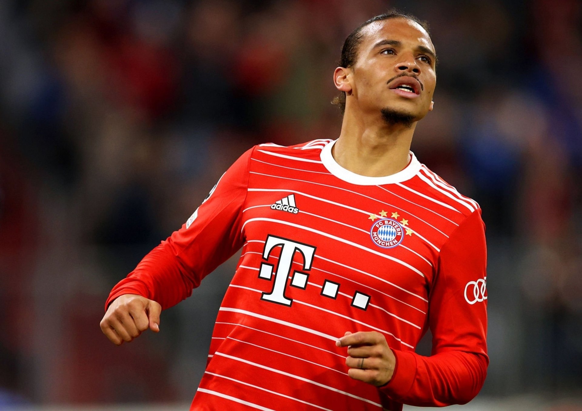 Download FC Bayern Munich Leroy Sané Sports HD Wallpaper