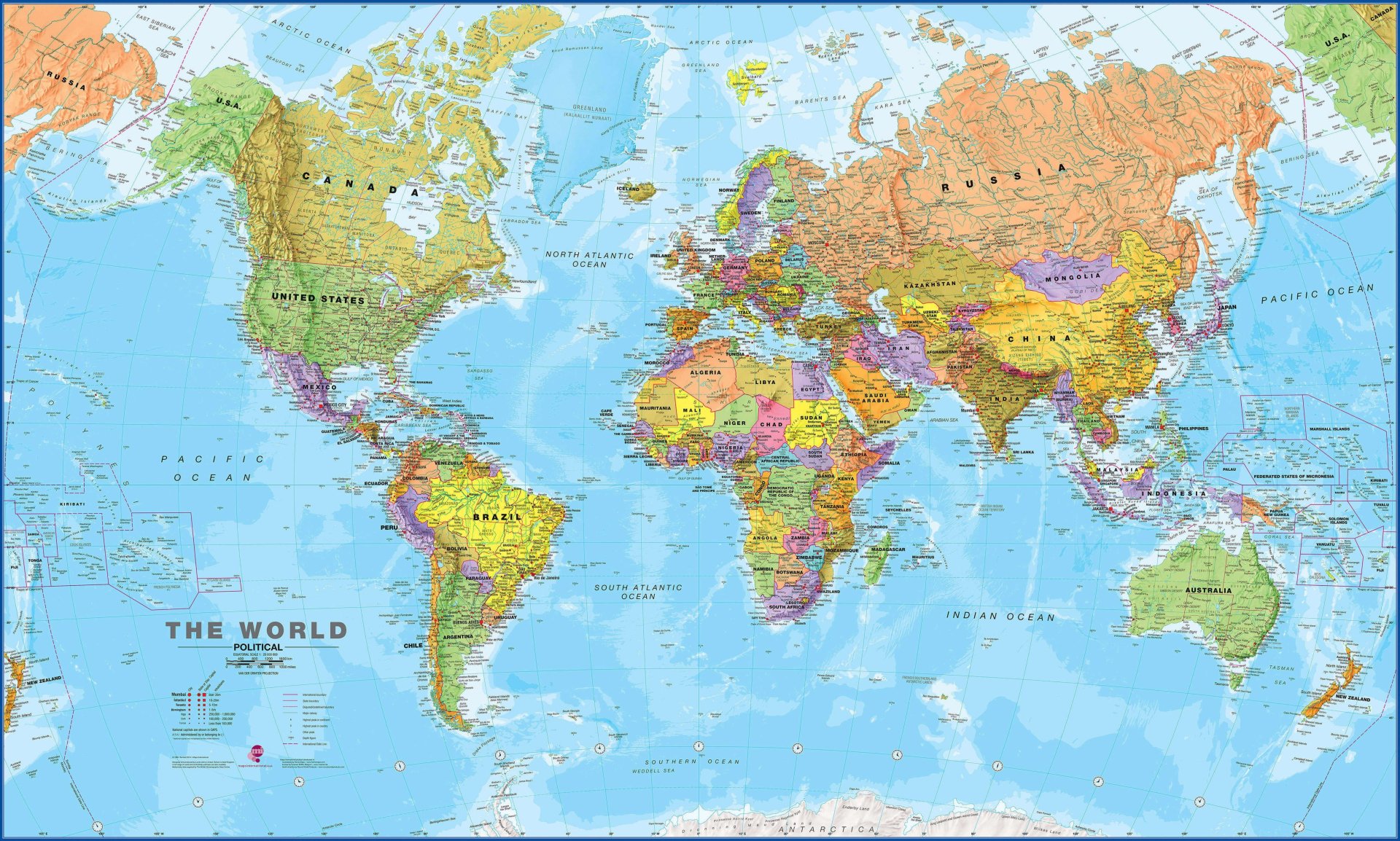 Download Misc World Map 8k Ultra HD Wallpaper