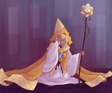 Pure Vanilla Cookie (Cookie Run) video game COOKIE RUN: KINGDOM HD Desktop Wallpaper | Background Image