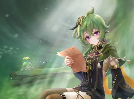 Collei (Genshin Impact) video game Genshin Impact HD Desktop Wallpaper | Background Image