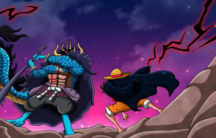 Monkey D. Luffy Kaido (One Piece) Anime One Piece HD Desktop Wallpaper | Background Image