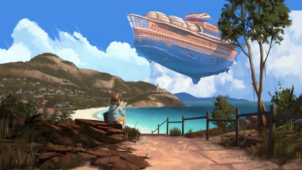 video game Wayward Strand HD Desktop Wallpaper | Background Image