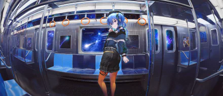 hololive Hoshimachi Suisei Anime Virtual Youtuber HD Desktop Wallpaper | Background Image