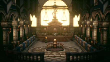 video game Octopath Traveler II HD Desktop Wallpaper | Background Image