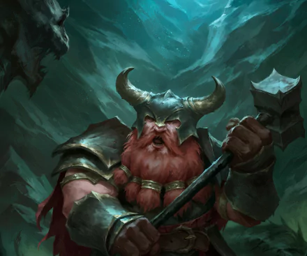  The last battle of the dwarf by Bogdan Tomchuk