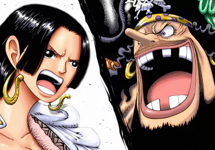 Marshall D. Teach Boa Hancock Anime One Piece HD Desktop Wallpaper | Background Image